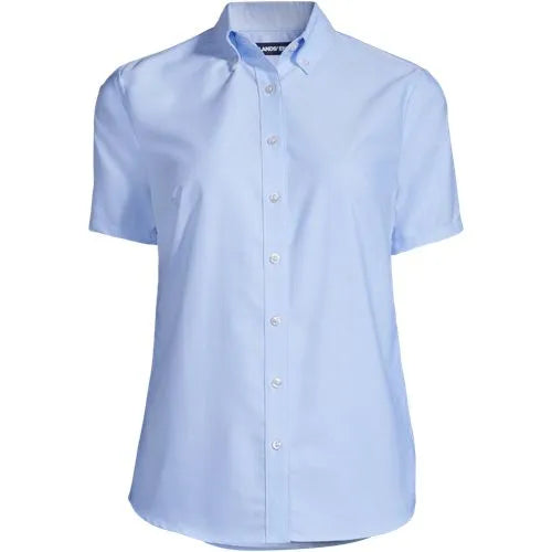 School Uniform Girls Short Sleeve Oxford Dress Shirt