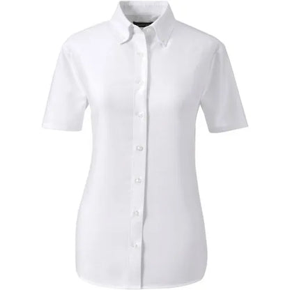 School Uniform Girls Short Sleeve Oxford Dress Shirt