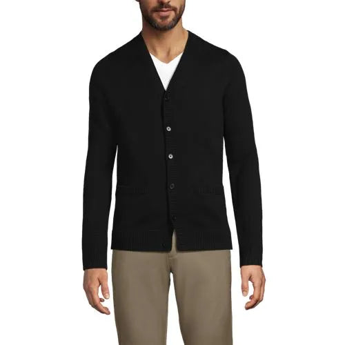 School Uniform Boys Cotton Modal Button Front Cardigan Sweater