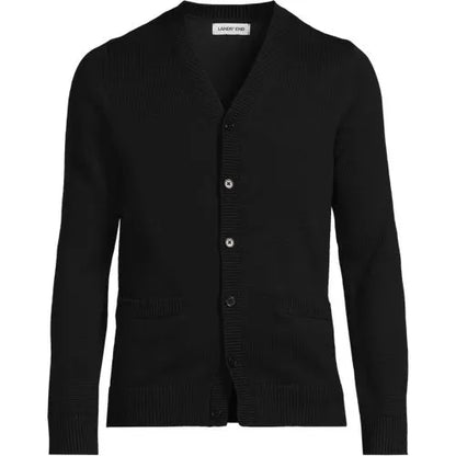Men's Cotton Modal Button Front Cardigan Sweater
