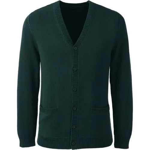 School Uniform Boys Cotton Modal Button Front Cardigan Sweater