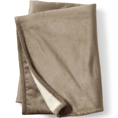 Sherpa Fleece Throw Blanket