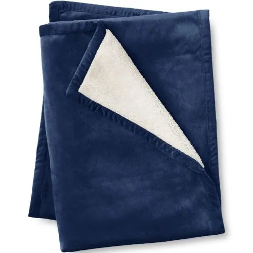 Sherpa Fleece Throw Blanket