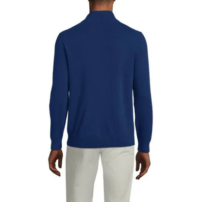 Men's Fine Gauge Cashmere Quarter Zip