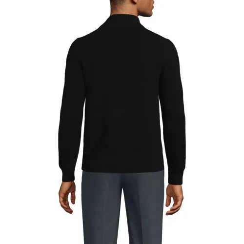 Men's Fine Gauge Cashmere Quarter Zip