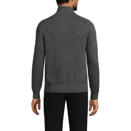 Men's Fine Gauge Cashmere Quarter Zip
