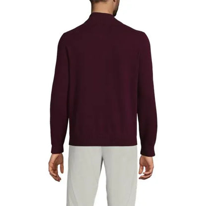 Men's Fine Gauge Cashmere Quarter Zip