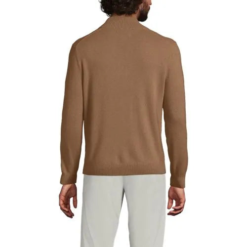 Men's Fine Gauge Cashmere Quarter Zip