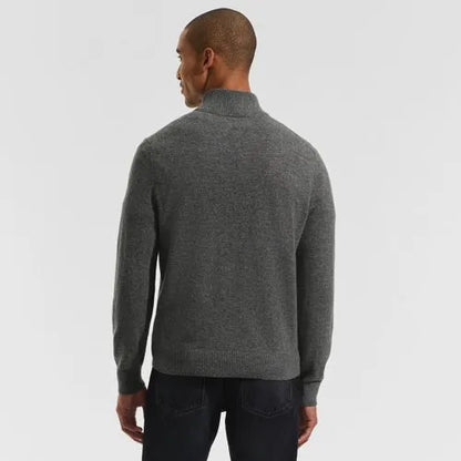 Men's Fine Gauge Cashmere Quarter Zip