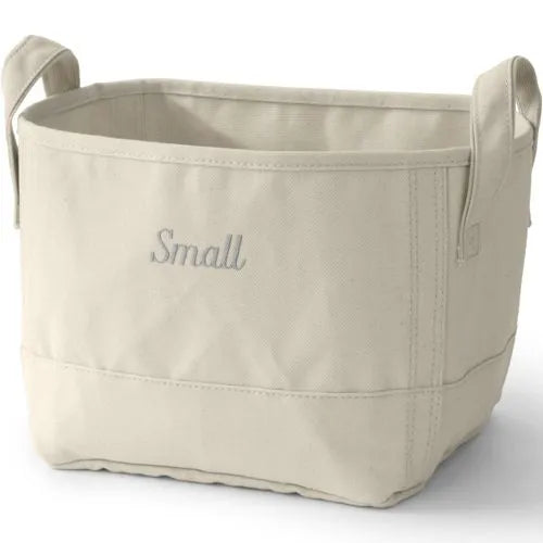 Small Canvas Storage Tote