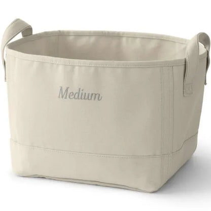 Small Canvas Storage Tote