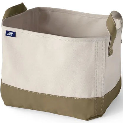 Small Canvas Storage Tote