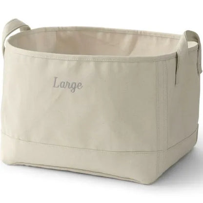 Small Canvas Storage Tote