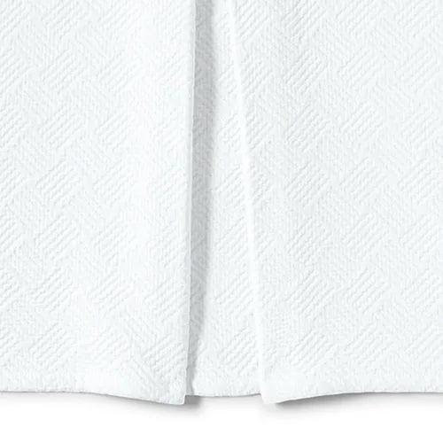 Basketweave Cotton Matelasse Bedskirt