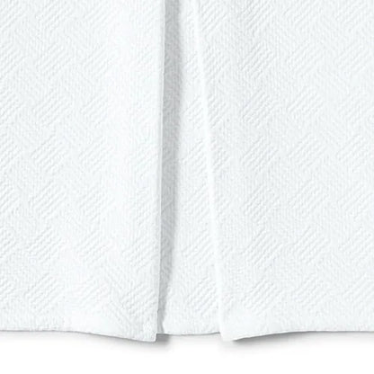 Basketweave Cotton Matelasse Bedskirt