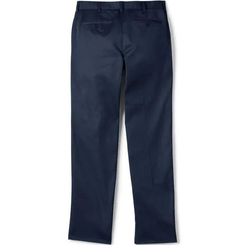 Men's Tailored Fit Blend Plain Front Pants