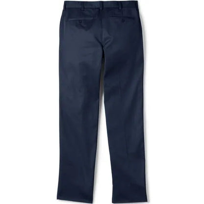 Men's Tailored Fit Blend Plain Front Pants
