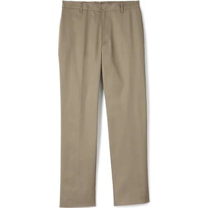Men's Tailored Fit Blend Plain Front Pants