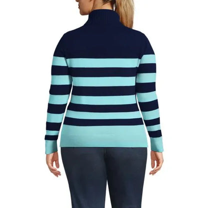 Women's Plus Size Cashmere Turtleneck Sweater