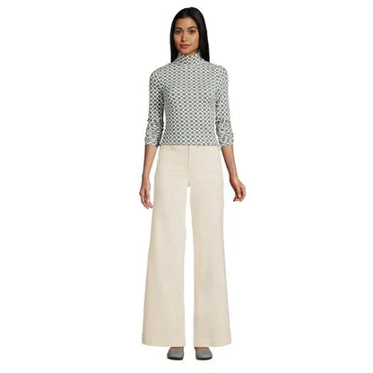 Lightweight Jersey Long Sleeve Turtleneck
