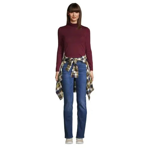 Lightweight Jersey Long Sleeve Turtleneck