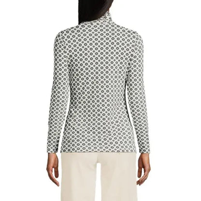 Lightweight Jersey Long Sleeve Turtleneck
