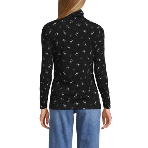 Lightweight Jersey Long Sleeve Turtleneck