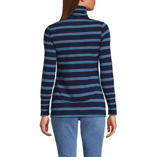 Lightweight Jersey Long Sleeve Turtleneck