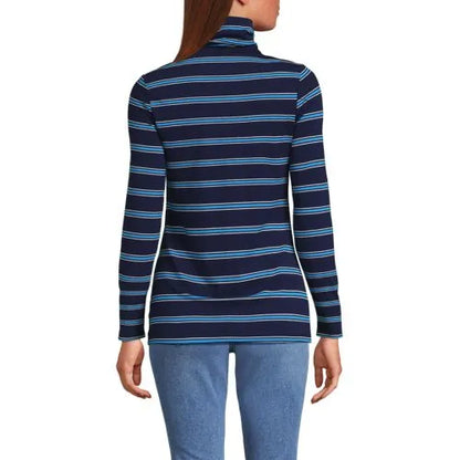 Lightweight Jersey Long Sleeve Turtleneck