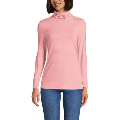 Lightweight Jersey Long Sleeve Turtleneck
