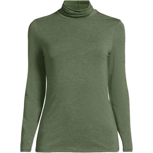 Lightweight Jersey Long Sleeve Turtleneck