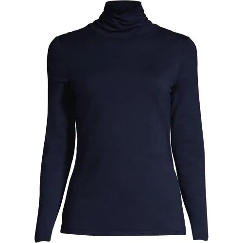 Lightweight Jersey Long Sleeve Turtleneck