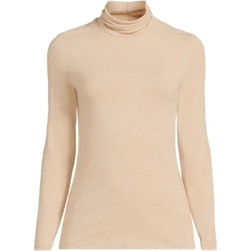 Lightweight Jersey Long Sleeve Turtleneck