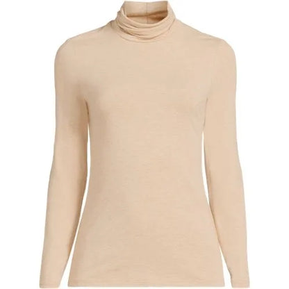 Lightweight Jersey Long Sleeve Turtleneck