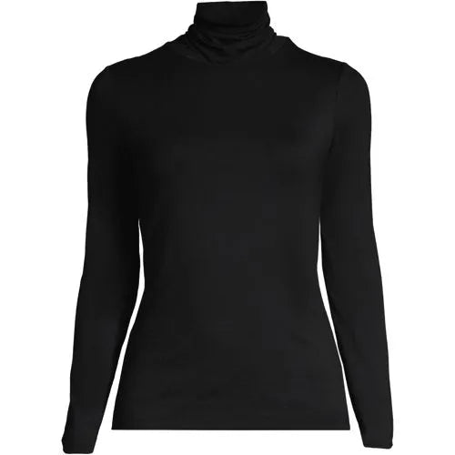 Lightweight Jersey Long Sleeve Turtleneck