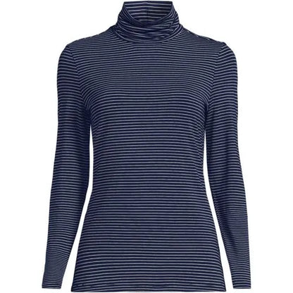 Lightweight Jersey Long Sleeve Turtleneck