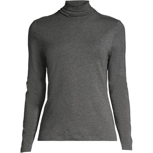 Lightweight Jersey Long Sleeve Turtleneck