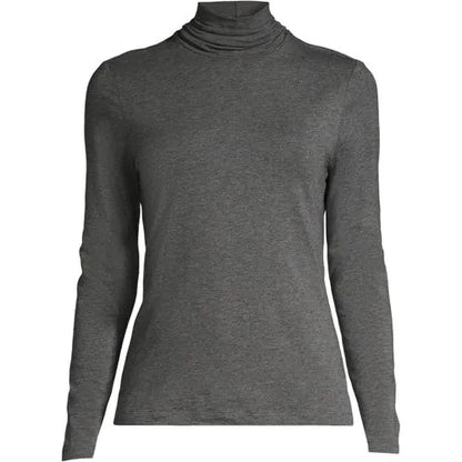 Lightweight Jersey Long Sleeve Turtleneck