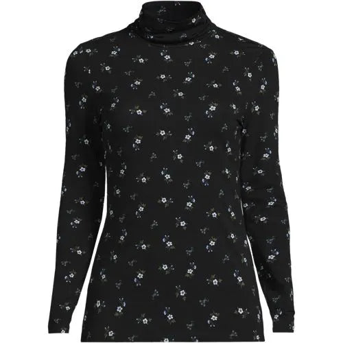 Lightweight Jersey Long Sleeve Turtleneck