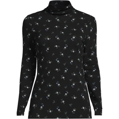 Lightweight Jersey Long Sleeve Turtleneck