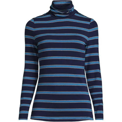Lightweight Jersey Long Sleeve Turtleneck