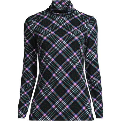 Lightweight Jersey Long Sleeve Turtleneck