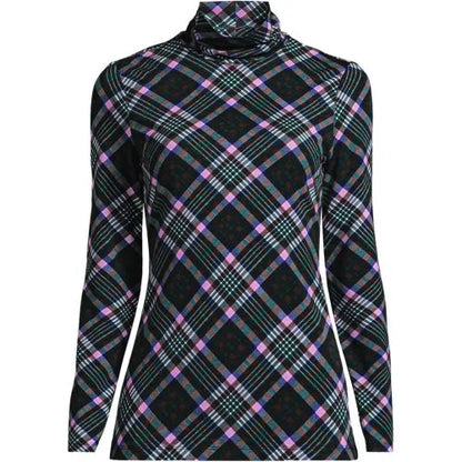 Lightweight Jersey Long Sleeve Turtleneck
