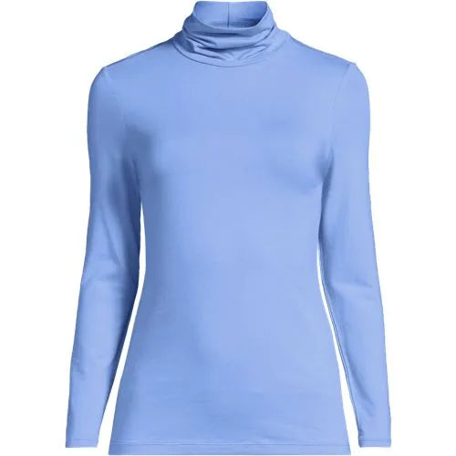 Lightweight Jersey Long Sleeve Turtleneck