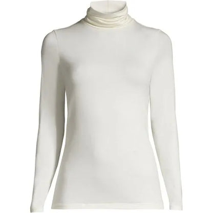 Lightweight Jersey Long Sleeve Turtleneck