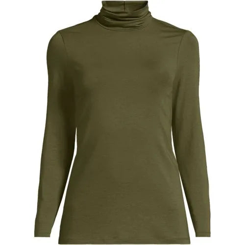 Lightweight Jersey Long Sleeve Turtleneck