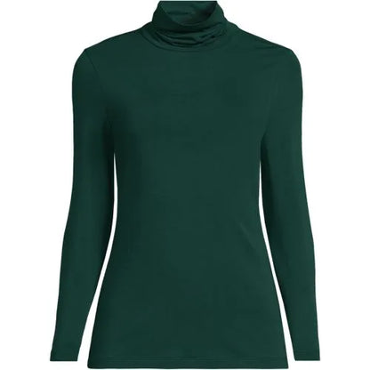 Lightweight Jersey Long Sleeve Turtleneck