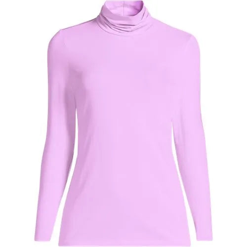 Lightweight Jersey Long Sleeve Turtleneck