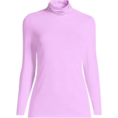 Lightweight Jersey Long Sleeve Turtleneck