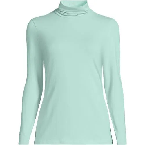 Lightweight Jersey Long Sleeve Turtleneck